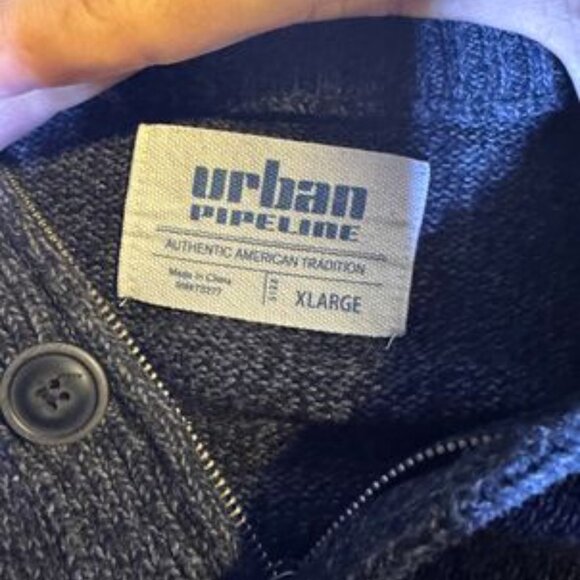 Grey Urban Pipeline Sweater - Picture 2 of 2